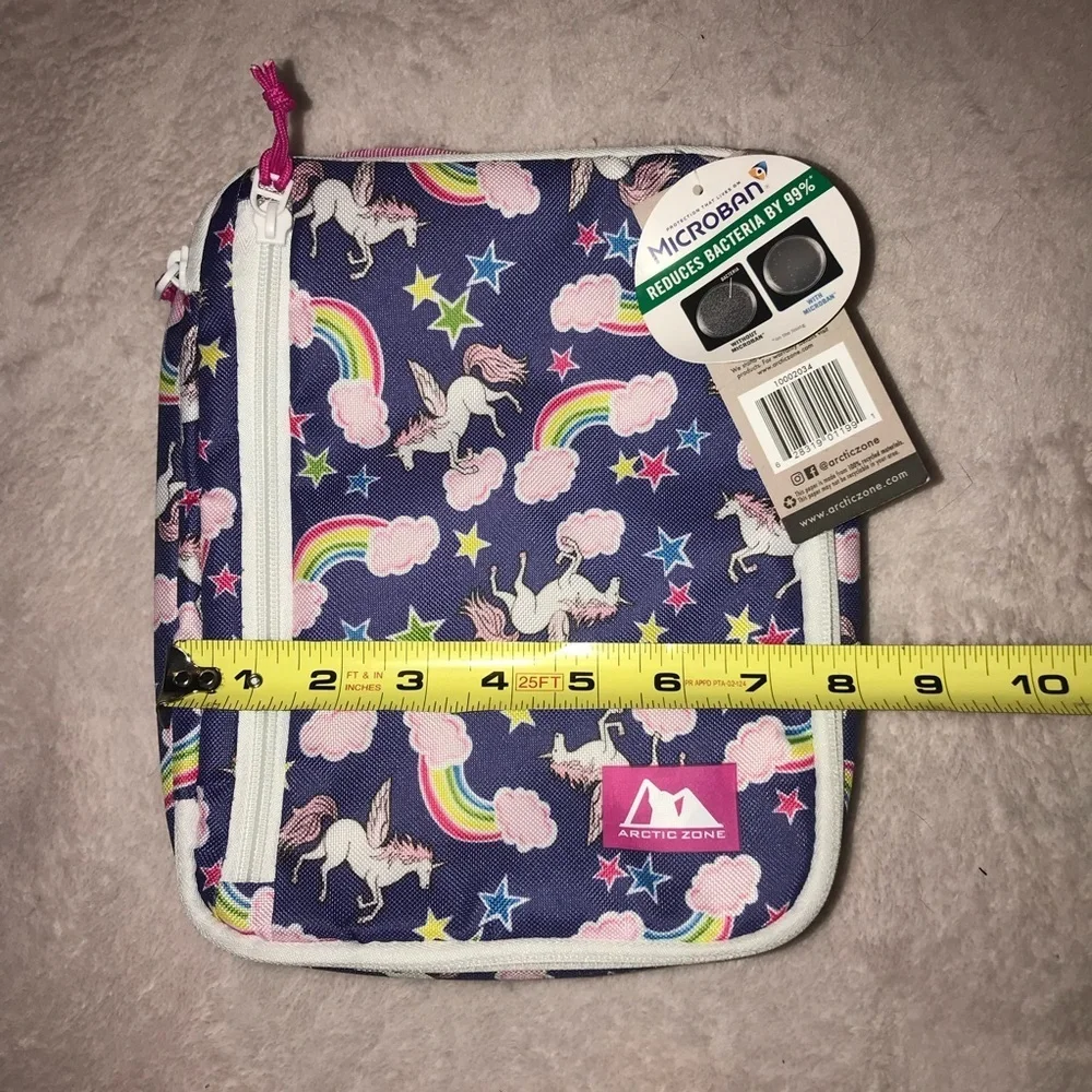 Arctic Zone Unicorn Rainbow Stars High Density Thermal Insulation Lunch Box New